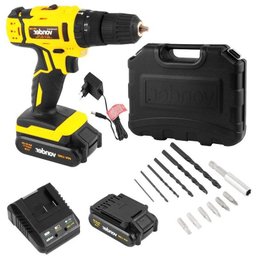 Parafusadeira Furadeira com Impacto + 2 Baterias 12v - Vonder - 1