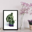 Ver imagem 2 de Quadro Decorativo Banheiro Infantil 45x34cm:Madeira branca