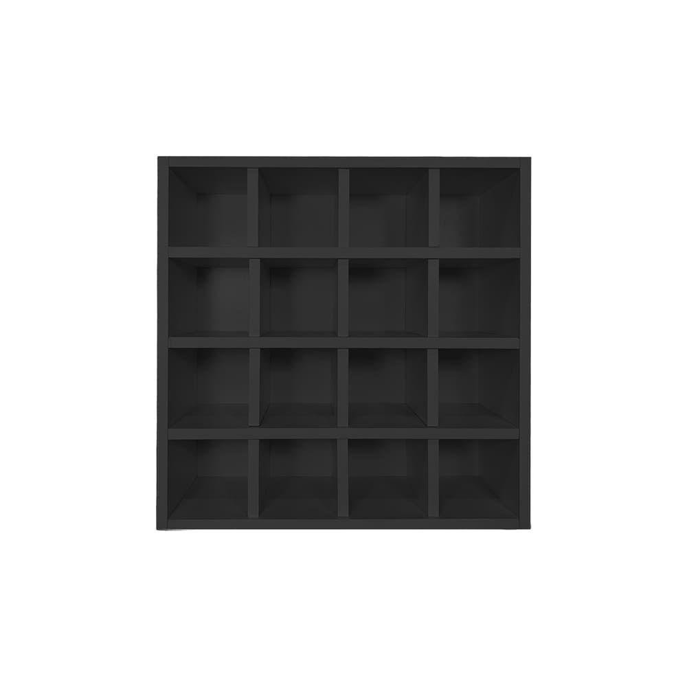 Porta Toalha Nicho Toalheiro 16 Lugares 52x52cm Sam Preto M12 - D'rossi - 3