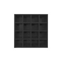 Ver imagem 3 de Porta Toalha Nicho Toalheiro 16 Lugares 52x52cm Sam Preto M12 - D'Rossi