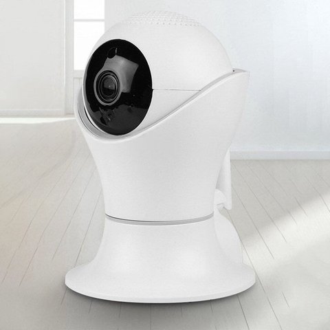Câmera Ip C360 de Segurança Wifi 2 Antenas Robô Hd 1080p sem Fio 360º Áudio Visão Noturna - 8165hp
