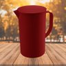 Jarra de Suco 2 litros com Tampa Coza Casual Água Chá Bebida Vermelho Bold - 4