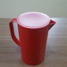Jarra de Suco 2 litros com Tampa Coza Casual Água Chá Bebida Vermelho Bold - 3