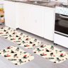 Kit Tapete de Cozinha Galinhas Geometricas Único - 1