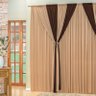 Cortina Rafaela 2 Metros Malha- Avelã/Tabaco - 3