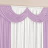 Cortina Paris 4 Metros Tecido Malha- Lilás/Branco - 3