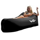 Ver imagem 1 de Sofá de Ar Inflável Camping Bag Saco de Dormir Preto VG+ VG Plus
