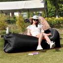 Ver imagem 2 de Sofá de Ar Inflável Camping Bag Saco de Dormir Preto VG+ VG Plus