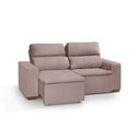 Ver imagem 2 de Sofá Modular 3 Lugares Búzios 195cm com Molas, Retrátil e Reclinável com Tecido Veludo Nobre Sofatec