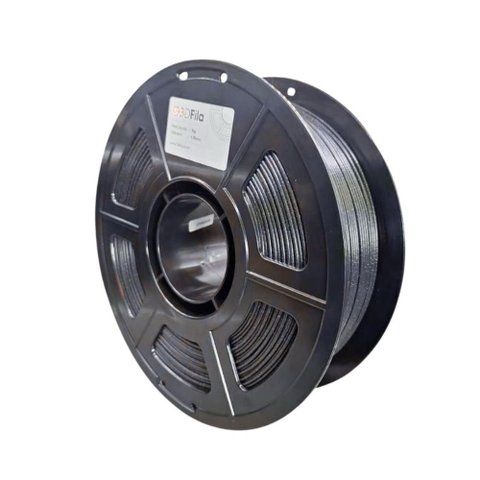 Filamento para Impressora 3d - Pla - Marmore Preto - 1kg - 1,75mm - 3d Fila Pla651763