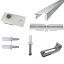 Ver imagem 1 de Kit Ferragens p/ Porta Camarão Sem Dobradiça - 60 cm Branco - Alfer