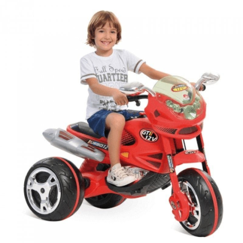 Moto Elétrica Infantil Super Moto GT2 Turbo Vermelha 12V - B