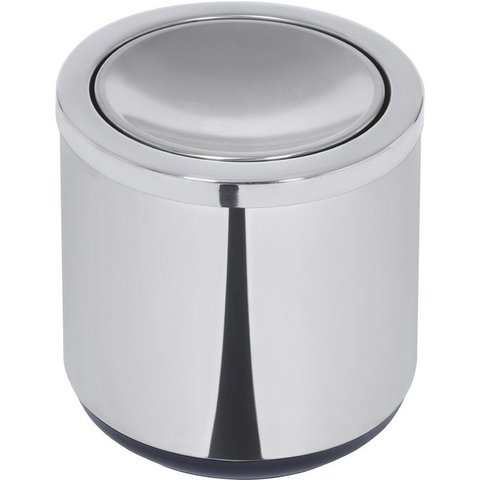 Lixeira Inox Cápsula com Tampa Basculante 7 Litros Tramontina 94540/020