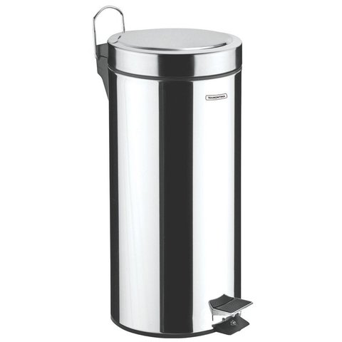 Lixeira Aço Inox com Pedal e Balde Removível 30 Litros Tramontina 94538/130