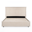 Ver imagem 1 de Cama Queen Ayla com Cabeceira Estofada Linho 218cm x 180cm Cinza Casavee