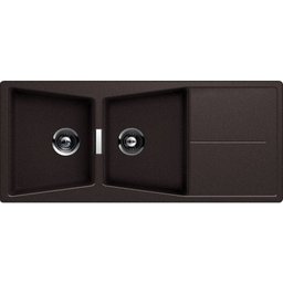 Pia de Quartzo 2 Cubas + Escorredor 1160x500mm Carbonium Tramontina 93962/001 - 1