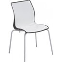 Ver imagem 1 de Cadeira Maja Preto/branco Summa Tramontina 92063/910
