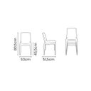 Ver imagem 4 de Cadeira Tramontina Alice em Polipropileno Branco 92037/010