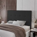 Ver imagem 7 de Cabeceira Cama Box Casal King Size Luana 193cm Sintético Preto - Desk Design