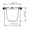 Cuba Sobrepor Acetinada Morgana + Lixeira Embutir 5L 94990/001 Tramontina - 3