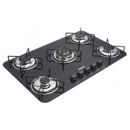 Cooktop Tramontina 5 Bocas Gás Vidro Brasil 5gg Tri 70 94708/502 - 1 Cooktop Tramontina 5 Bocas Gás Vidro Brasil 5gg Tri 70 94708/502 - 1