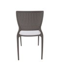 Ver imagem 4 de Cadeira Safira Marrom Tramontina 92048/109