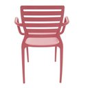 Ver imagem 4 de Cadeira Sofia Encosto Vazado com Braço Vermelha 92036/040 Tramontina