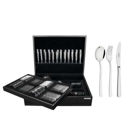 Faqueiro Aço Inox 101 Peças Berlin C/estojo Madeira 66934/214 Tramontina