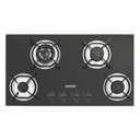 Ver imagem 1 de Cooktop 4 Queimadores Gás Vidro Brasil Trapézio 4gg Tri 70x40cm 94753/501 Tramontina