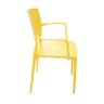 Cadeira Safira com Braços Encosto Fechado Amarelo 92049/000 Tramontina - 3