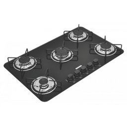 Cooktop Tramontina 5 Bocas Gás Vidro Brasil 5Gg 70 94708/501 - 1 Cooktop Tramontina 5 Bocas Gás Vidro Brasil 5Gg 70 94708/501 - 1