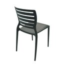 Ver imagem 2 de Cadeira Tramontina Sofia em Polipropileno Preto com Encosto Horizontal