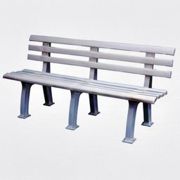 Banco de Jardim Branco Tramandai da Tramontina - 2