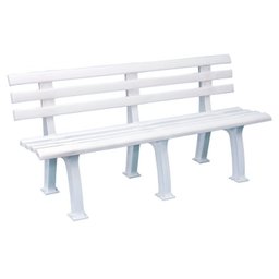 Banco de Jardim Branco Tramandai da Tramontina - 1