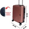 Mala para Viagem Pequena 10kg de Bordo em Fibra Abs Allabard - 3