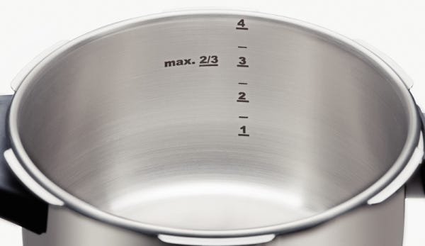 Panela de Pressão sem Cozi-Vapore Ø 22 cm Aço Inox SOLAR 4,5 Litros Tramontina 62513/223 - 2