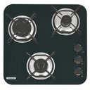 Ver imagem 2 de Cooktop Tramontina 3 Bocas Gás Vidro Brasil 3gg 45 94726/501