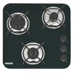 Cooktop Tramontina 3 Bocas Gás Vidro Brasil 3gg 45 94726/501 - 2