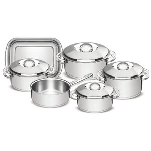 Conjunto de Panelas Aço Inox 6 Peças SOLAR Tramontina 65500/000