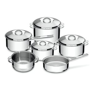 Conjunto de Panelas Solar 6 Peças Aço Inox Tramontina 65500/040