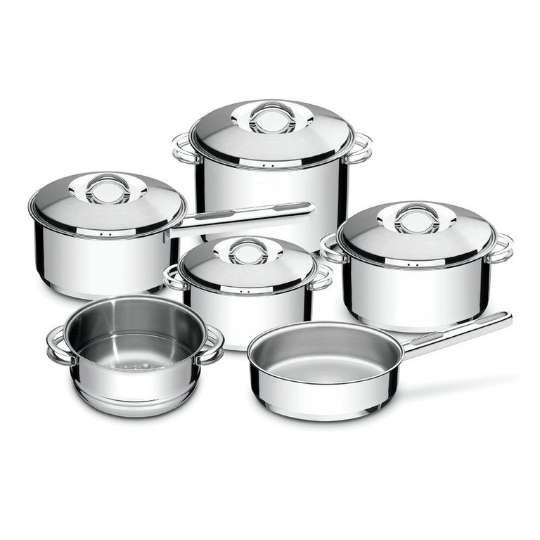 Conjunto de Panelas Solar 6 Peças Aço Inox Tramontina 65500/040