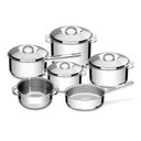 Ver imagem 1 de Conjunto de Panelas Solar 6 Peças Aço Inox Tramontina 65500/040
