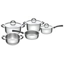Ver imagem 1 de Jogo de Panelas Aço Inox 5 Peças DUO SILICONE Tramontina 65480/010