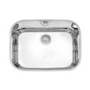 Ver imagem 1 de Cuba Retangular Tramnontina 94027/203 Aço Inox Alto Brilho com Escape 48x34cm