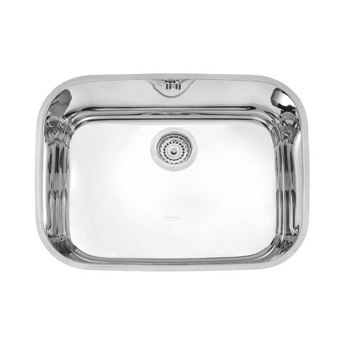 Cuba Retangular Tramnontina 94027/203 Aço Inox Alto Brilho com Escape 48x34cm