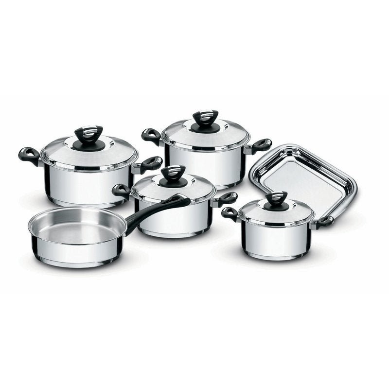 Menor preço em Jogo de Panelas Aço Inox SOLAR BAQUELITE 6 Peças Tramontina 65720/000