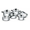 Ver imagem 1 de Jogo de Panelas Aço Inox SOLAR BAQUELITE 6 Peças Tramontina 65720/000