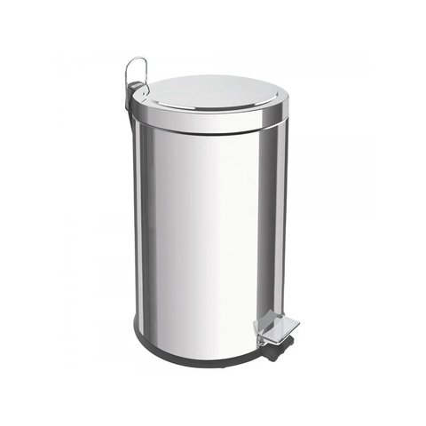Lixeira Tramontina com Pedal em Aço Inox - 12 Litros