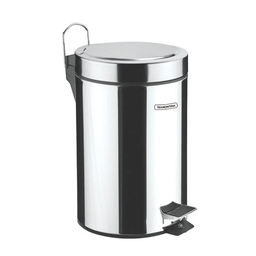 Lixeira Inox com Pedal Tramontina Brasil com Acabamento Polido e Balde Interno Removível 20 L - 1