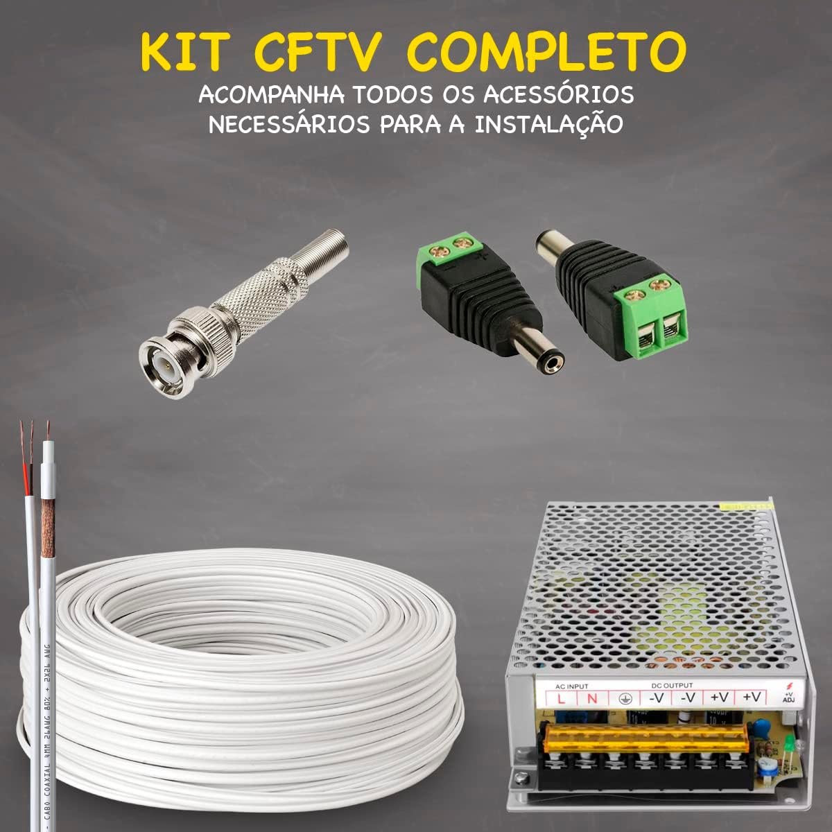 Kit Cftv 06 Câmeras Vhd 1130 B G7 Mhdx 1208 sem Hd 10a - 4